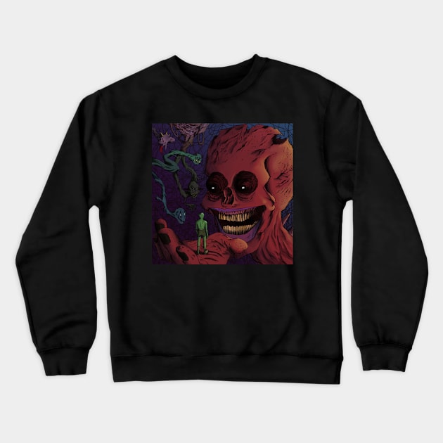 Dream Demon Crewneck Sweatshirt by Bummerr 